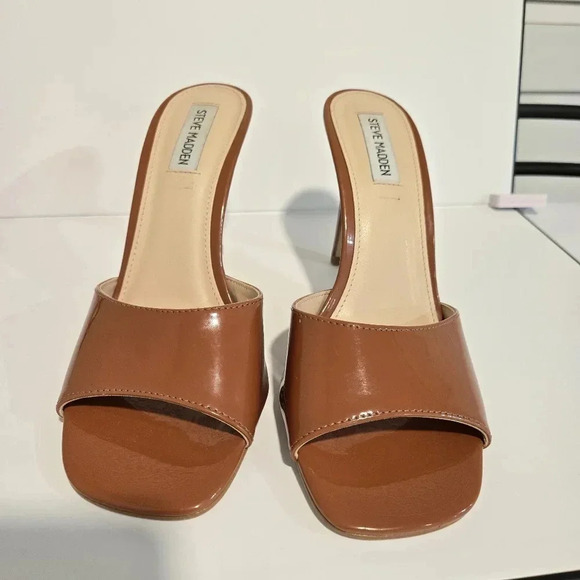 Steve Madden Brown Slide Heels – Effortlessly Chic - Picture 6 of 11